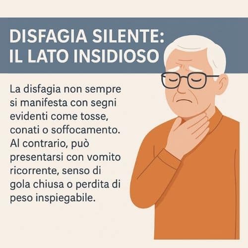 Disfagia nell'anziano: sintomi, cause e cosa fare