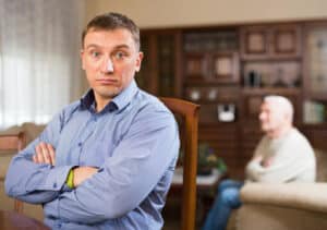 anziano fa capricci