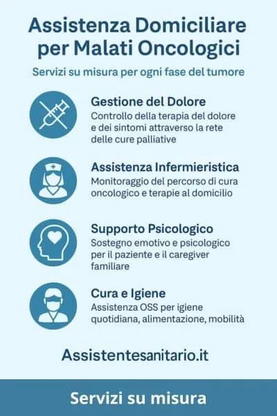 Assistenza domiciliare per malati oncologici