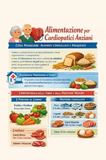 Alimentazione per cardiopatici anziani 