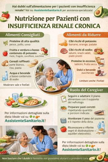 infografica insufficienza renale come nutrirsi