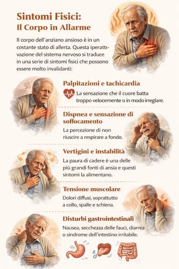 infografica sintomi ansia negli anziani
