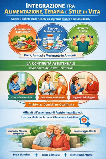 infografica stile di vita diabetici anziani