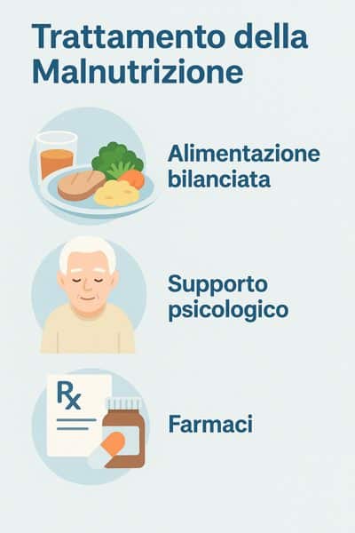 infografica trattamento malnutrizione