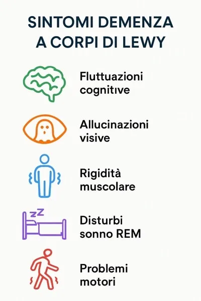 Sintomi della demenza a corpi di Lewy