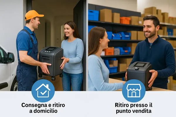 ritiro e consegna a domicilio tecar